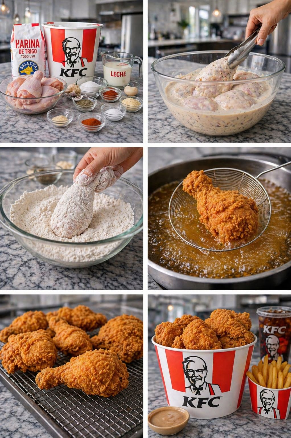🍗 Pollo Estilo KFC Casero