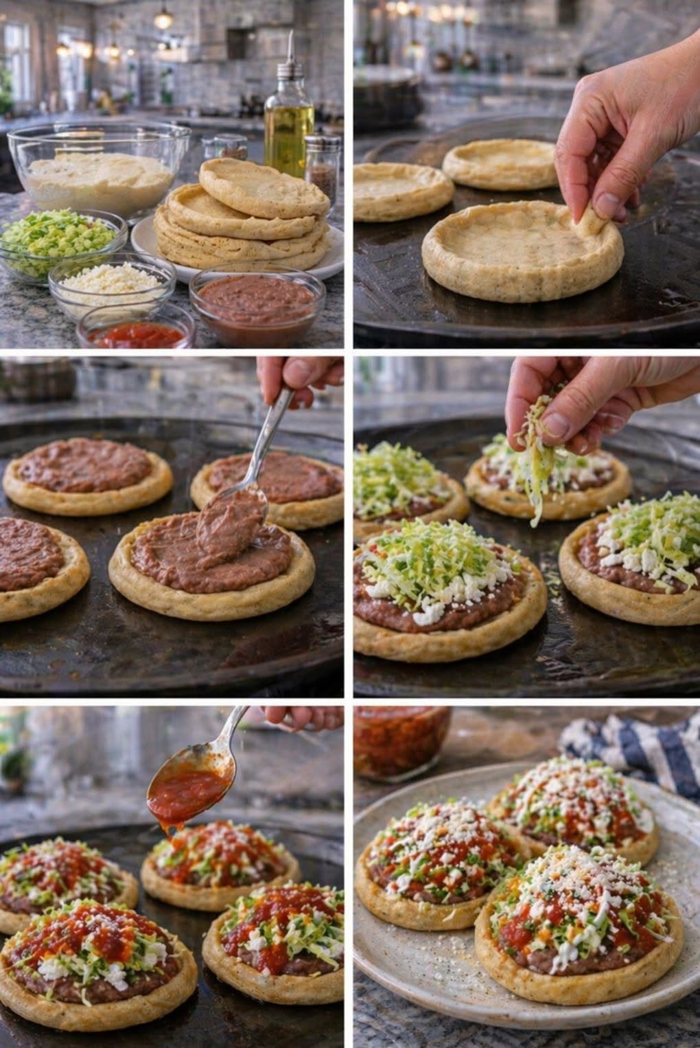 🌮🇲🇽 Sopes Caseros Mexicanos