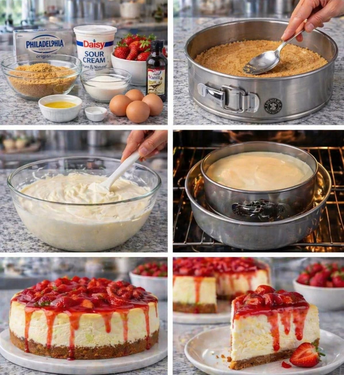 🍓✨ CHEESECAKE CREMOSO CASERO ✨🍓