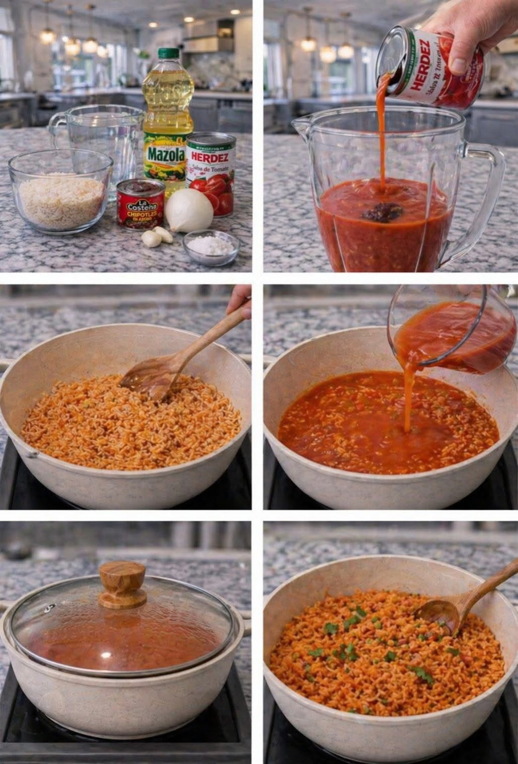🍅🍚 ARROZ ROJO CASERO DELICIOSO 😍