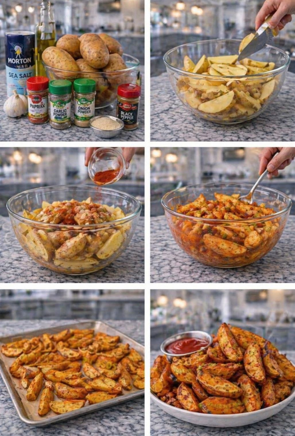 🥔✨ PAPAS GAJO SAZONADAS CRUJIENTES (RECETA COMPLETA) 🔥😍