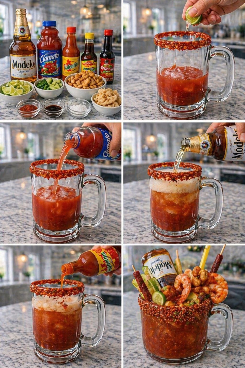 🍺🔥 MICHELADA PREPARADA ESTILO BOTANERO 🔥🍤