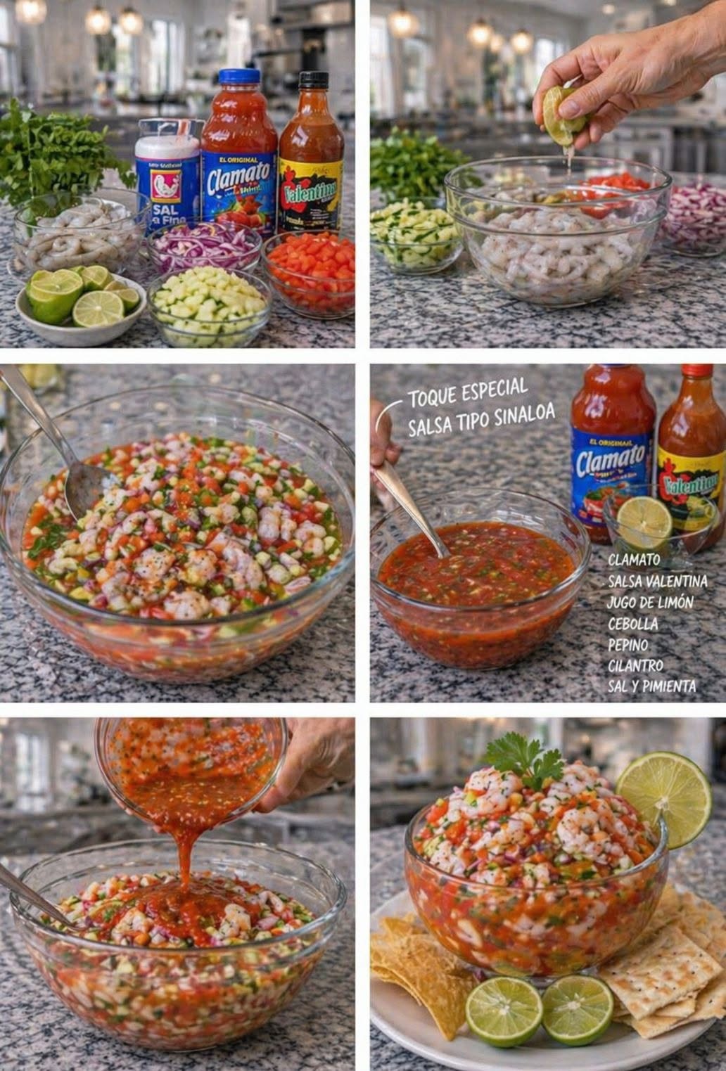 ✨ CEVICHE FRESCO ESTILO SINALOA 🦐🌶️🍋