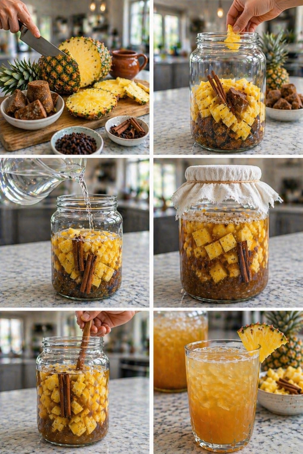 🍍✨ TEPACHE CASERO FÁCIL Y DELICIOSO