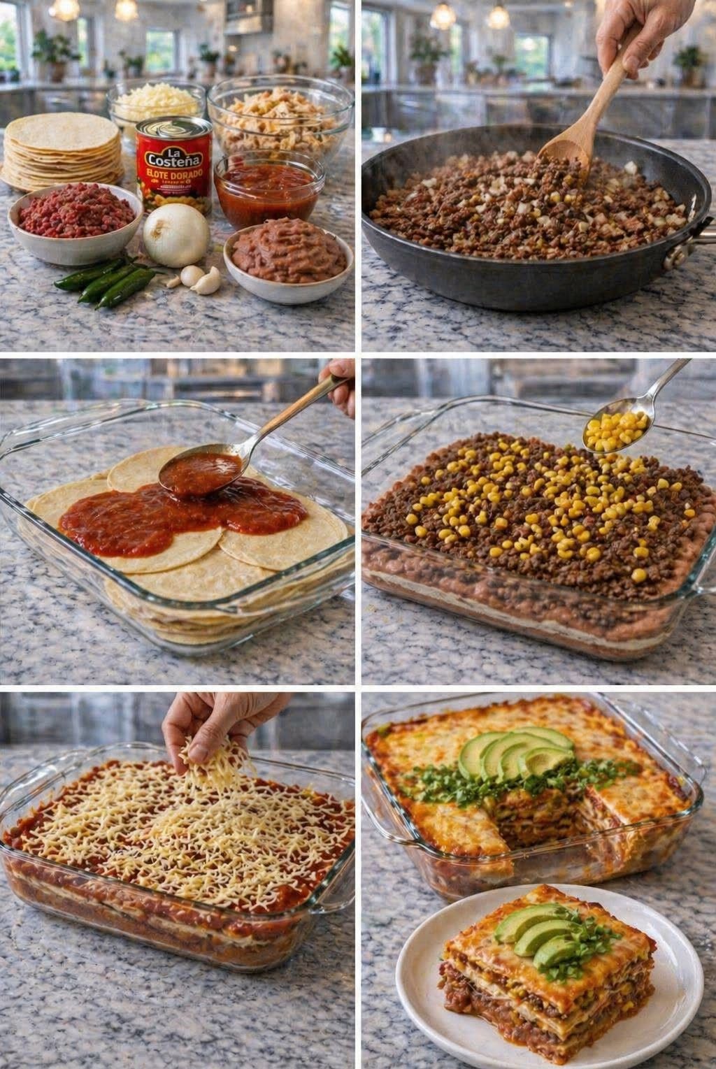 🌶️🧀 PASTEL AZTECA CASERO 🧀🌶️