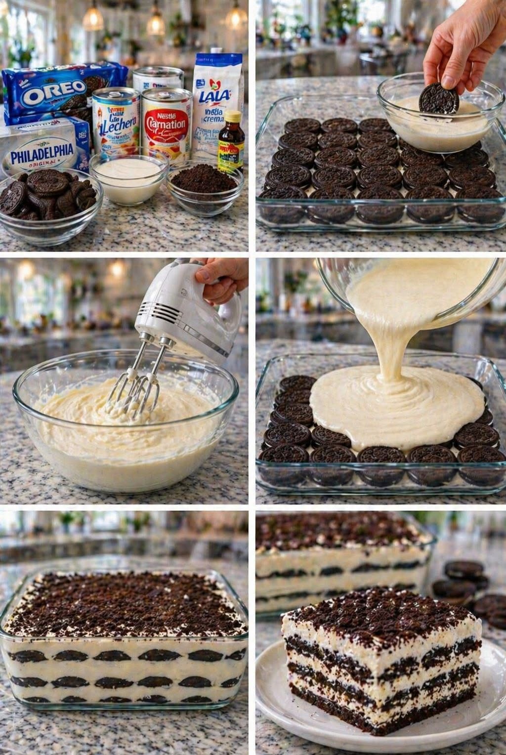 🔥 CARLOTA DE OREO CON QUESO CREMA 🍪🤍