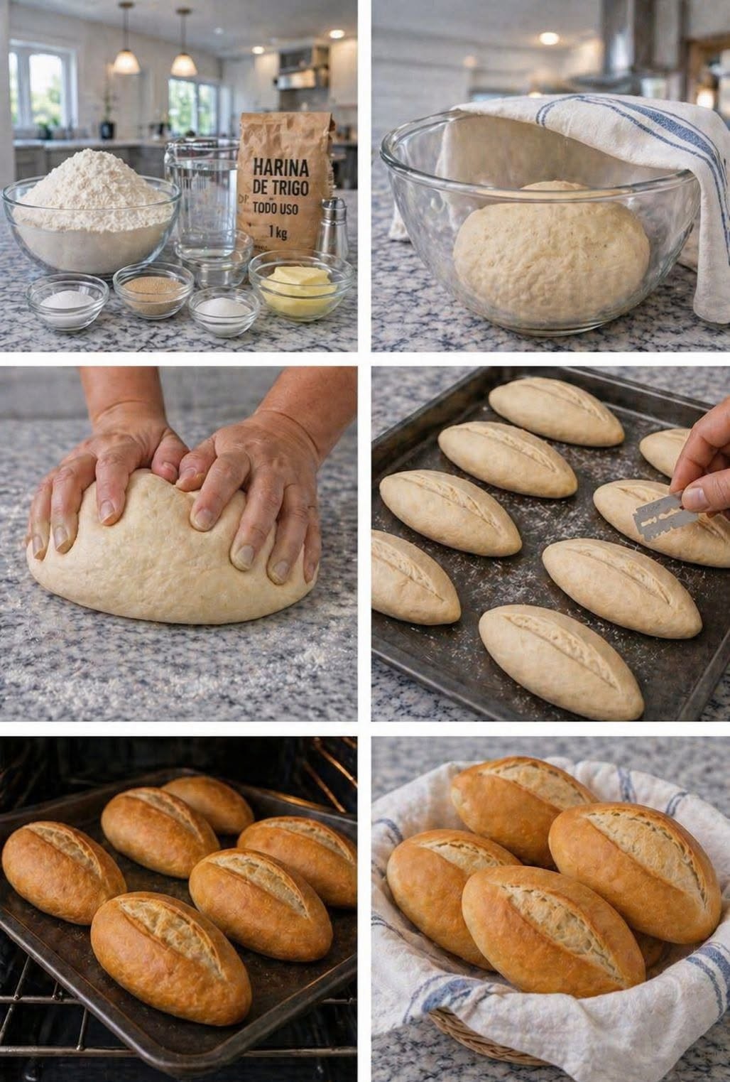 🥖✨ BOLILLOS CASEROS ESPONJOSOS ✨🥖