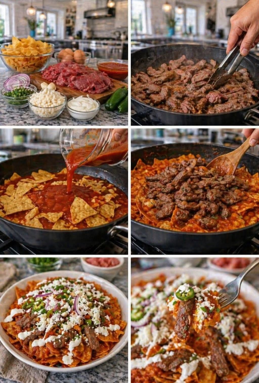 🔥🤤 CHILAQUILES CON BISTEC IRRESISTIBLES 🤤🔥