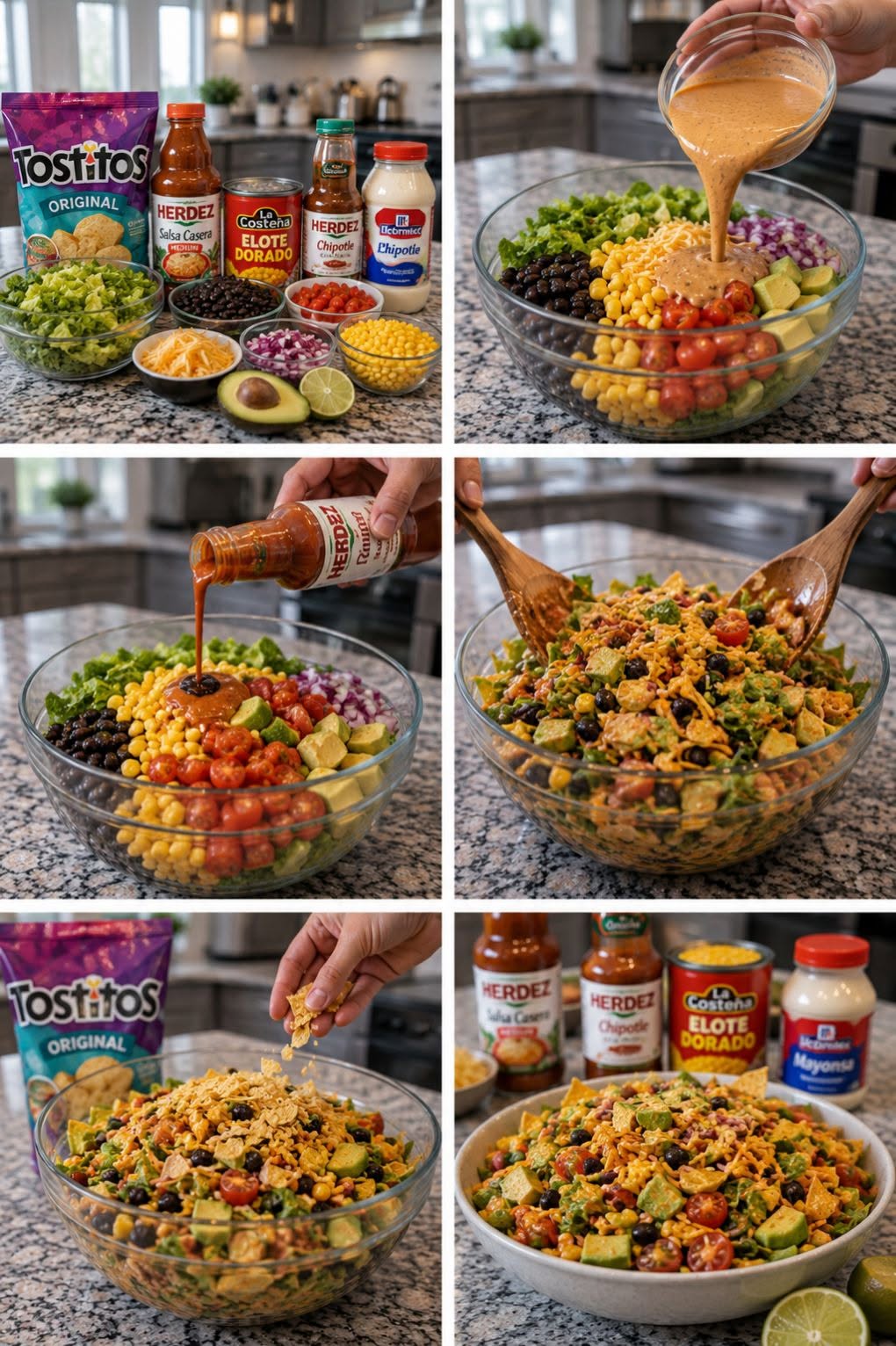 🥗🔥 ENSALADA TEX-MEX CON CHIPOTLE 🔥🌽