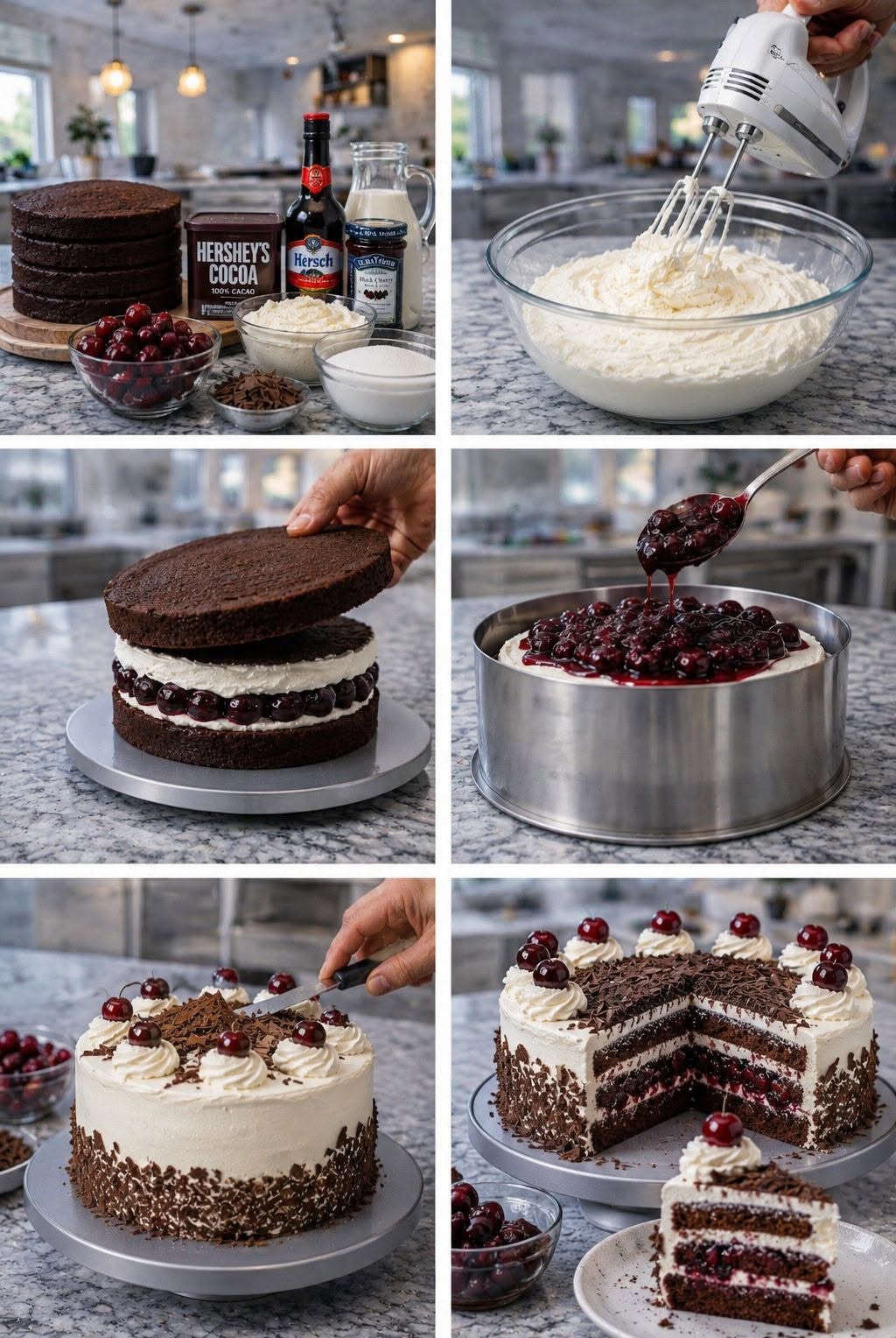 🍒🍫✨ PASTEL BLACK FOREST MODERNO ✨🔥