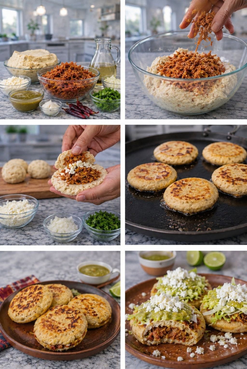 🌮🔥 GORDITAS DE CHICHARRÓN PRENSADO 🔥🧀