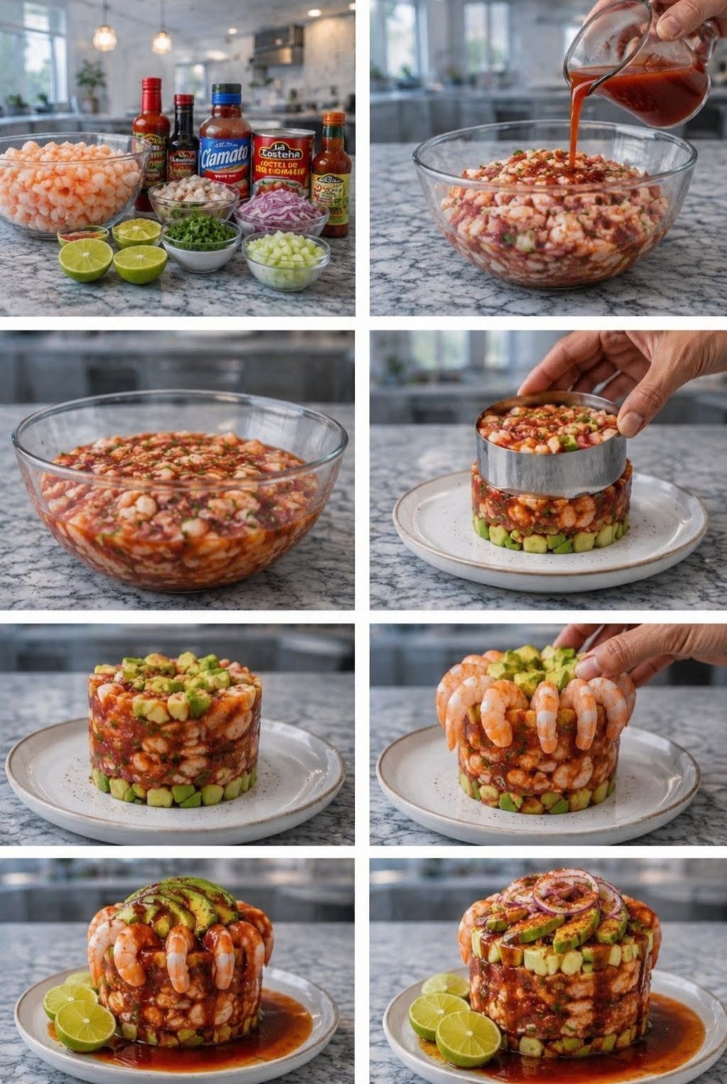🦐🌊🔥 TORRE DE MARISCOS ESTILO SINALOA 🔥🥑