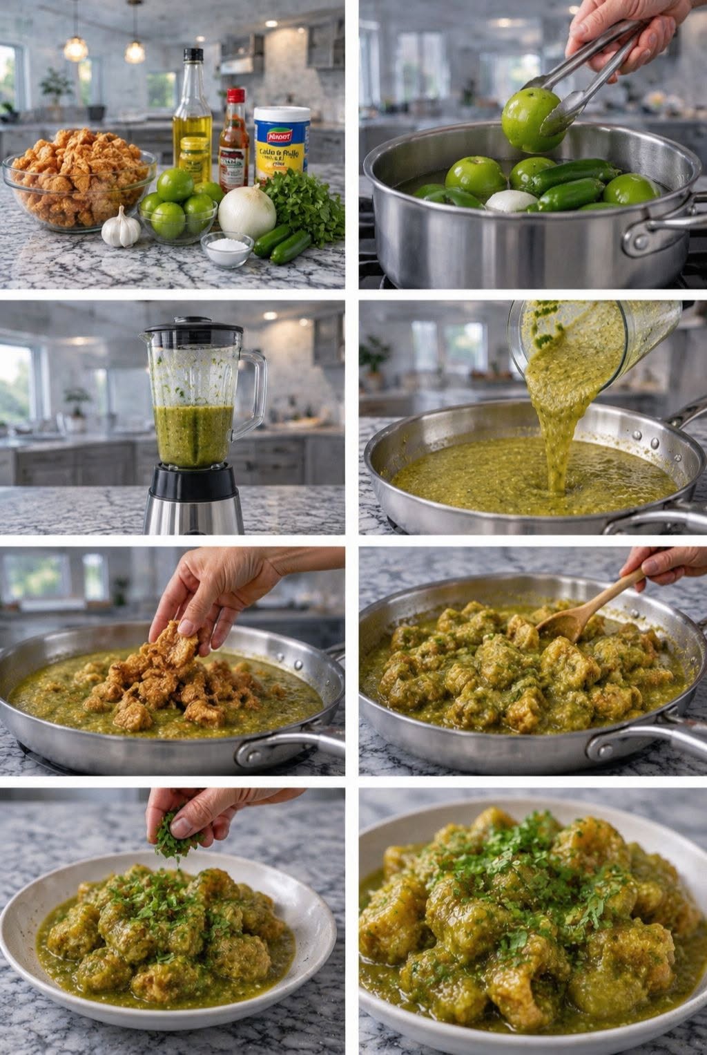 🌮🔥 CHICHARRÓN EN SALSA VERDE 🔥🌶️