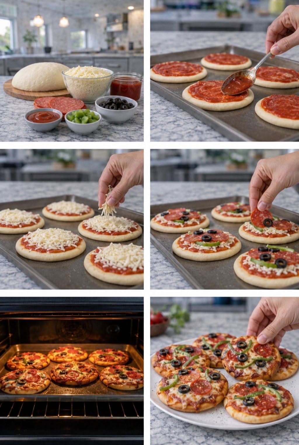 🍕🔥 MINI PIZZAS CASERAS 🔥🧀