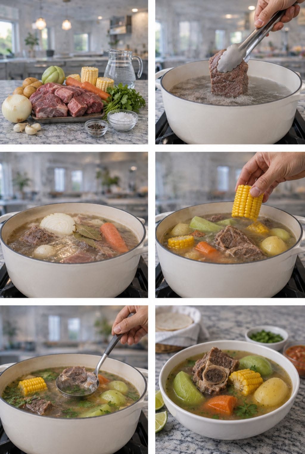 🥩🍲✨ CALDO DE RES CASERO ✨🌽