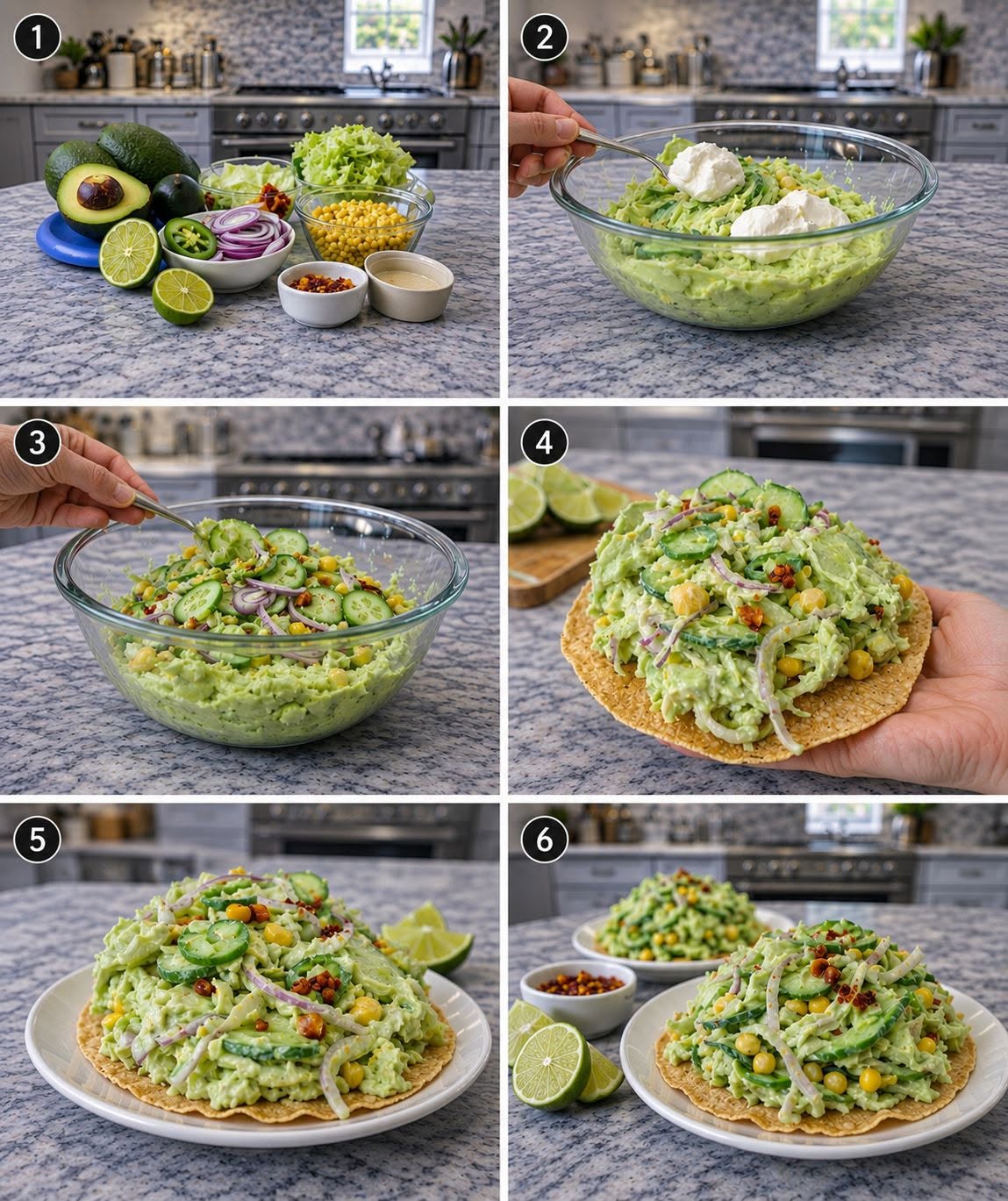 🥑✨ ENSALADA CREMOSA DE AGUACATE Y PEPINO ✨🥒