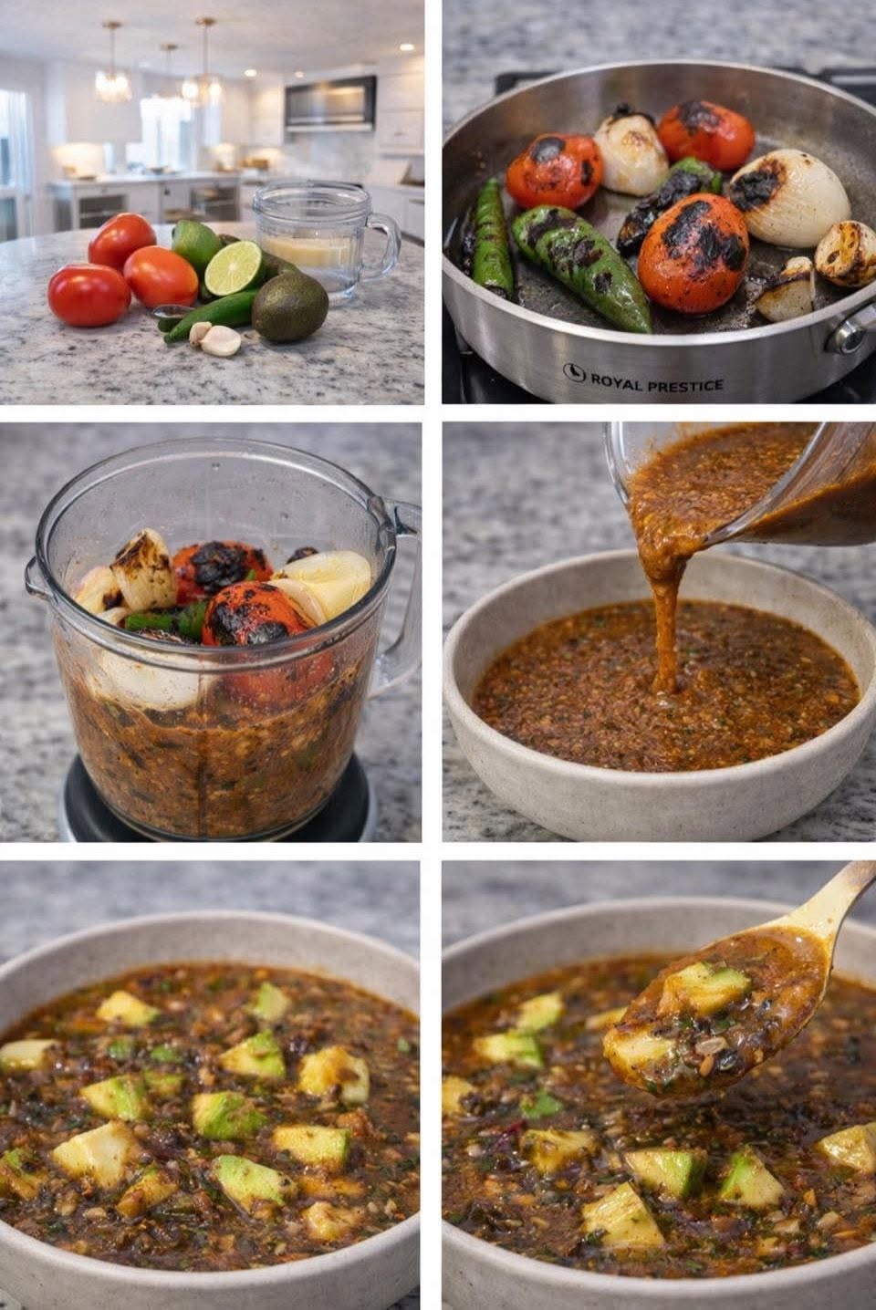 🌶️🥑✨ SALSA TATEMADA CON AGUACATE ✨🔥