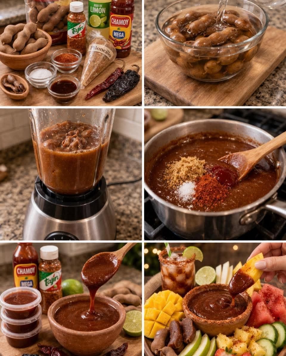 🔥🍯✨ CHAMOY DE TAMARINDO CASERO ✨🌶️🥭