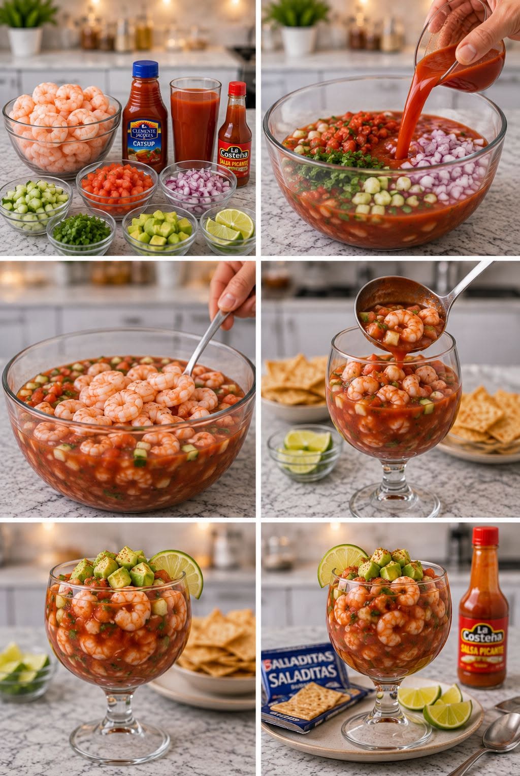🍤🍅✨ CÓCTEL DE CAMARÓN ESTILO MARISQUERÍA ✨🌶️🍋