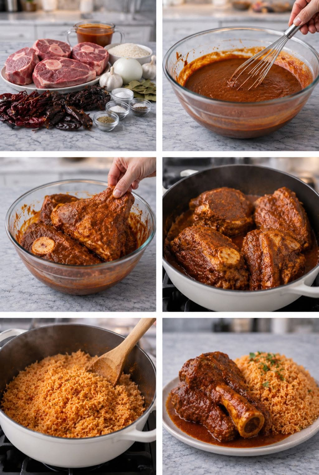 🍖🔥✨ CHAMORROS DE RES ADOBADOS CON ARROZ ✨🍚🤤