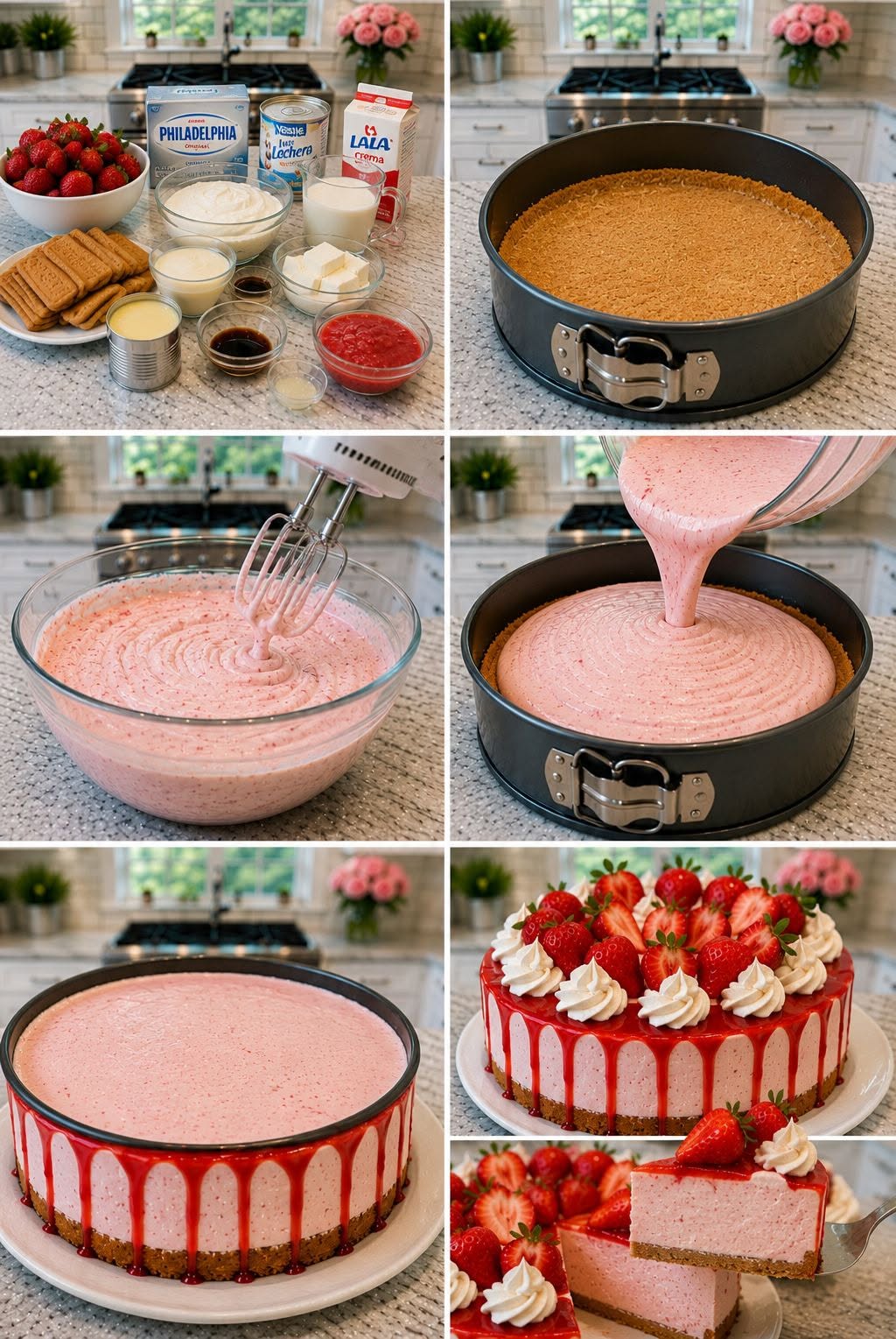 🍓✨🔥 CHEESECAKE DE FRESA MEGA PREMIUM PLUS 🔥🧀🤤