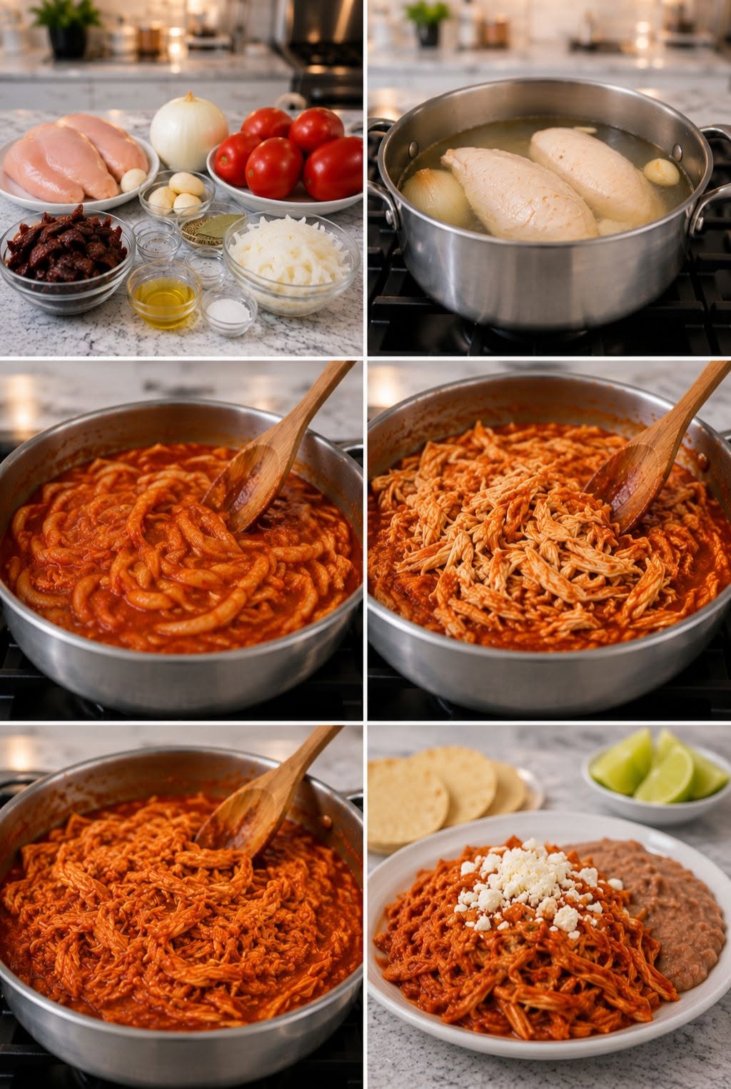 🌮🔥✨ TINGA DE POLLO CASERA ✨😮‍💨