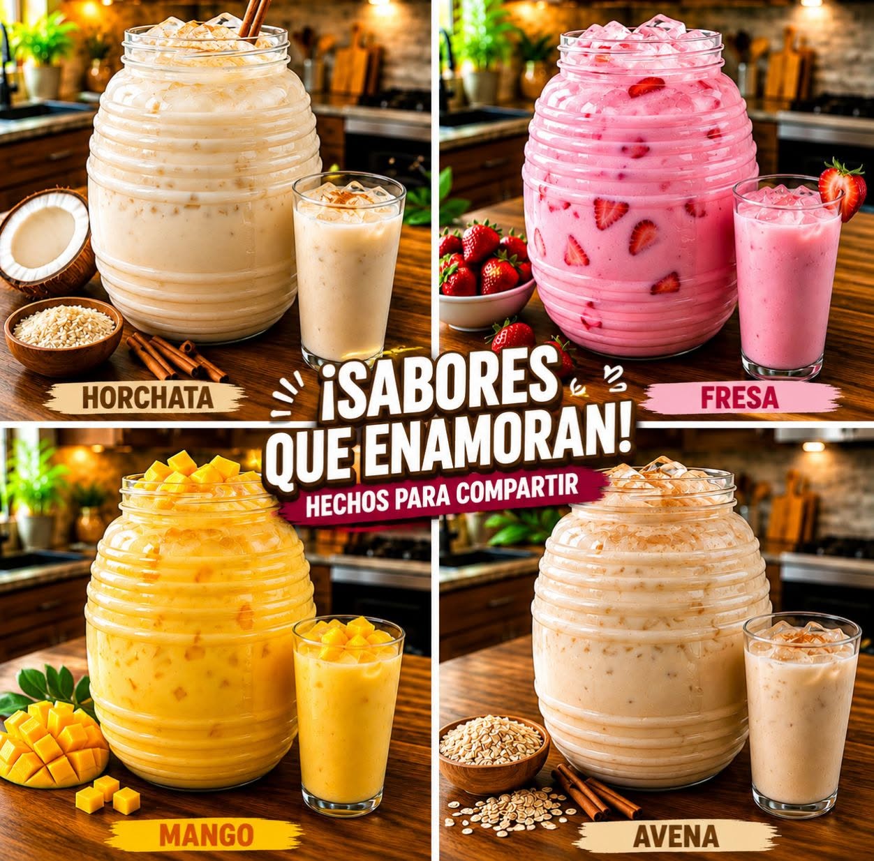 🥥🤍✨ AGUAS CREMOSAS PREMIUM CASERAS ✨