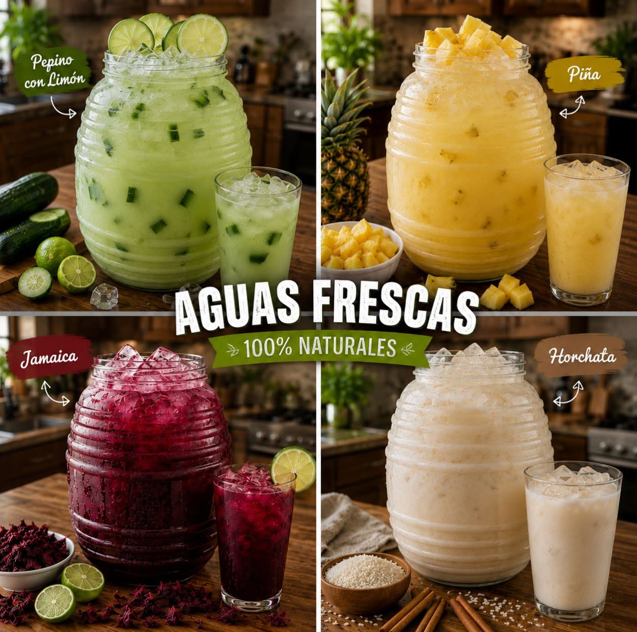 ✨ AGUAS FRESCAS CREMOSAS NIVEL PREMIUM ✨
