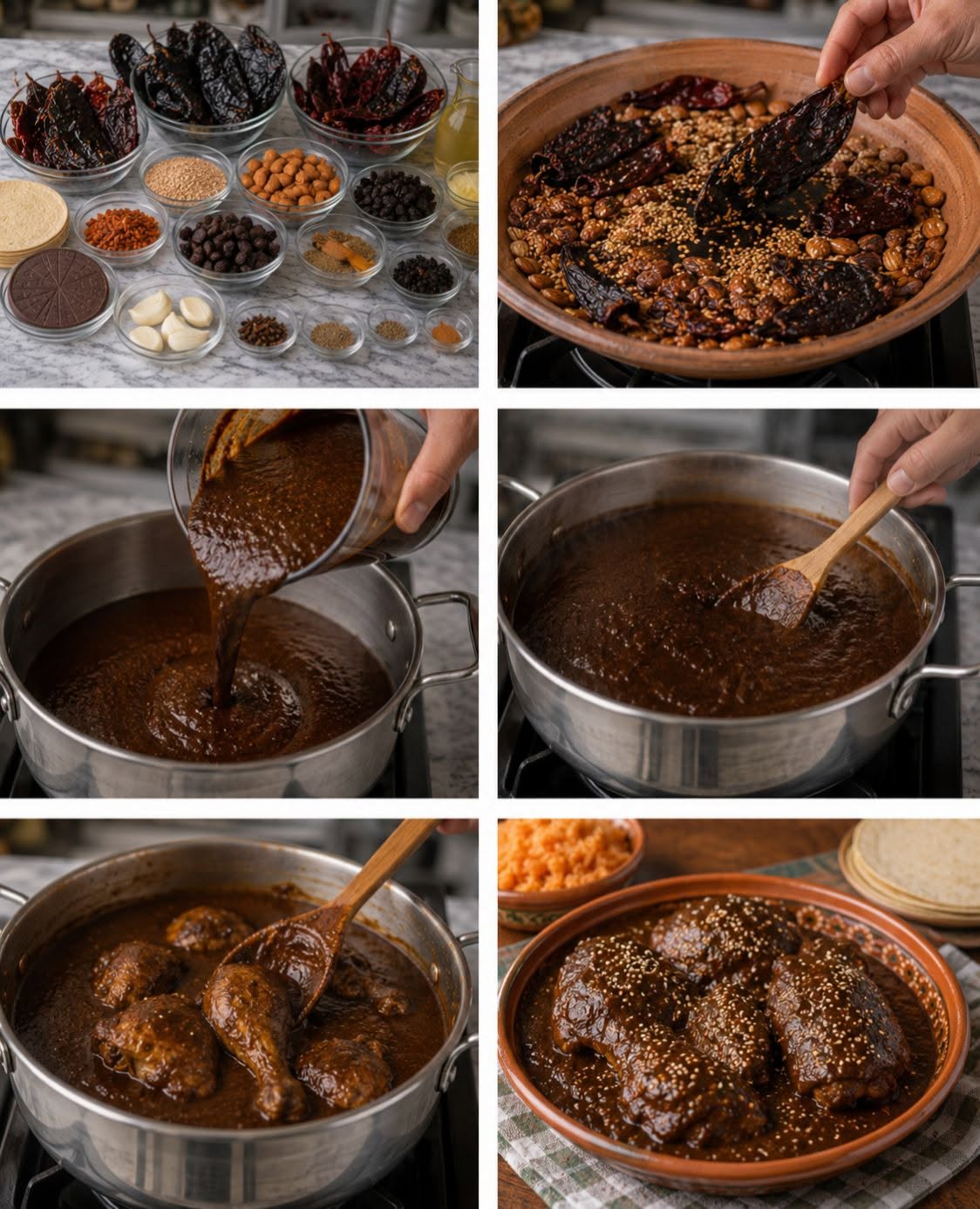 🍗🌶️🔥 MOLE CASERO TRADICIONAL DE LA ABUELA ✨🤤
