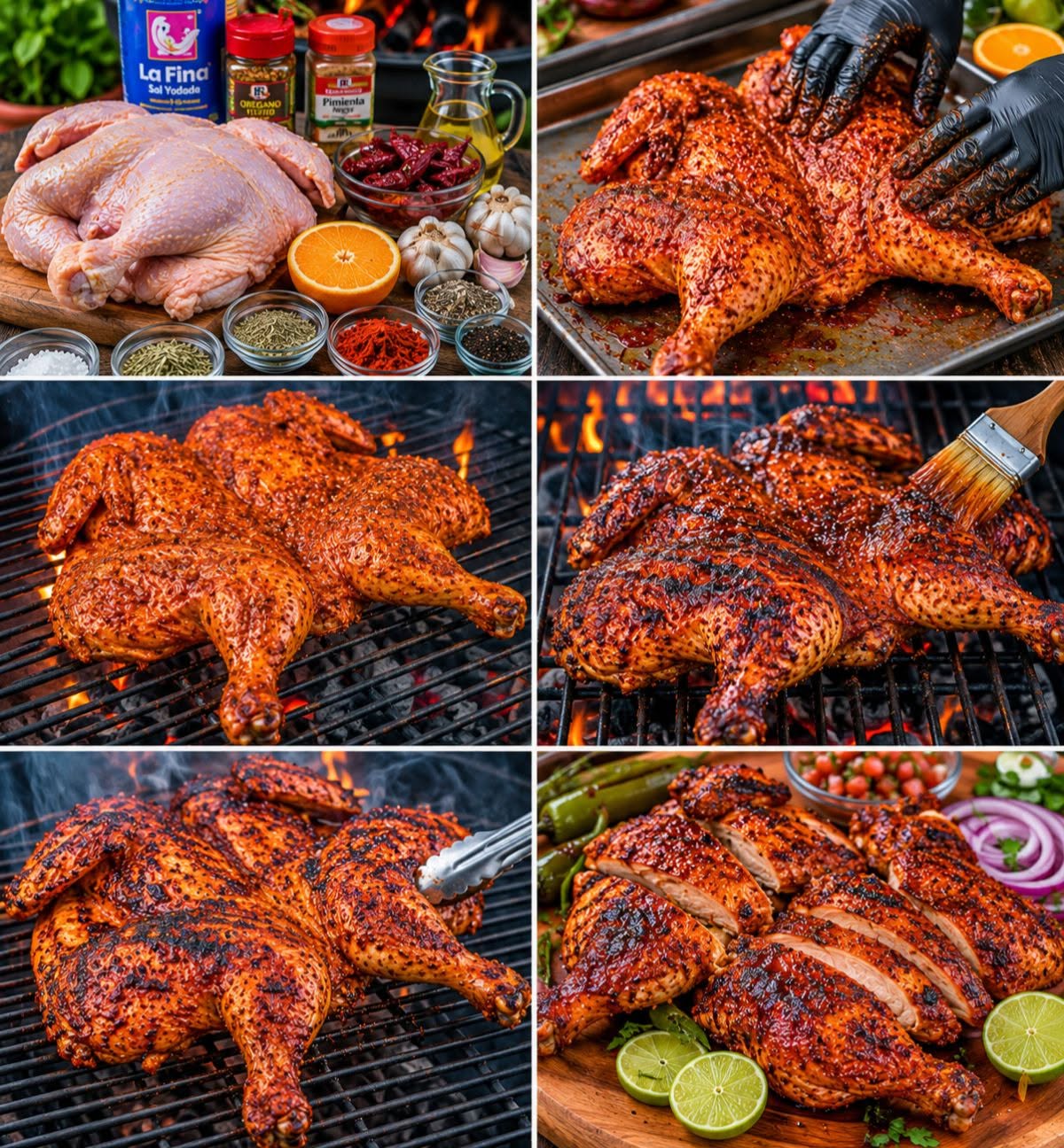 🍗🔥🌶️ POLLO ASADO ESTILO SINALOENSE ✨🤤