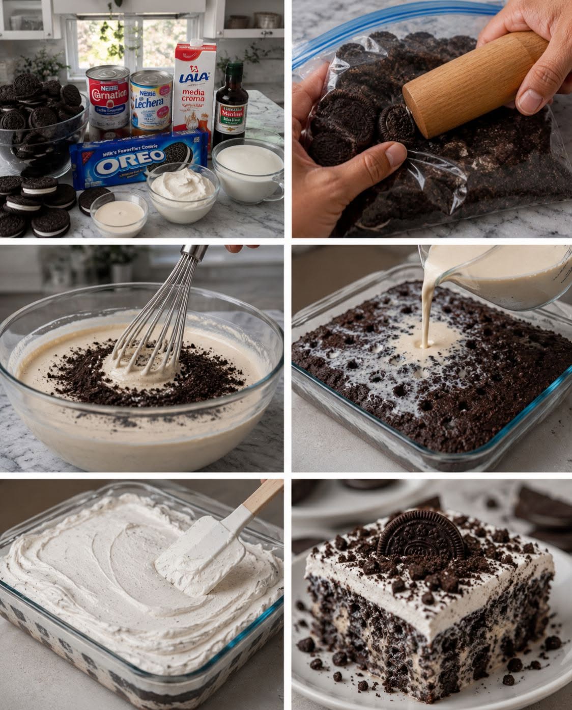 🥛🍪🔥 TRES LECHES DE OREO EXTRA HÚMEDO ✨🤤