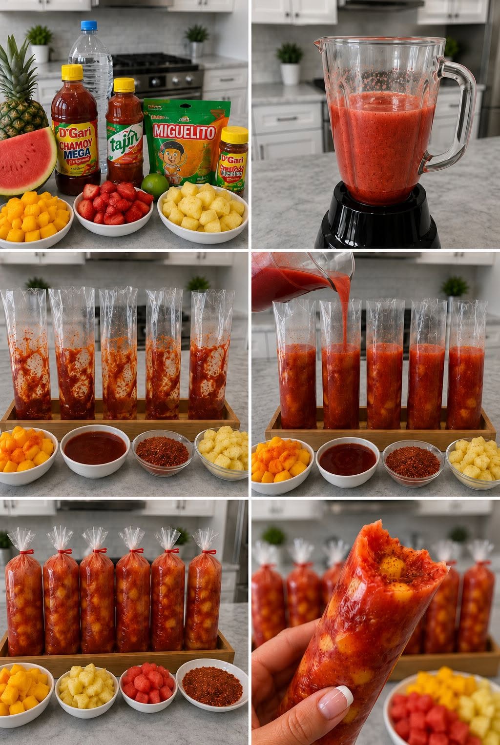 🌶️🥭🍍 HELADOS DE CHILE CON FRUTA NATURAL 
