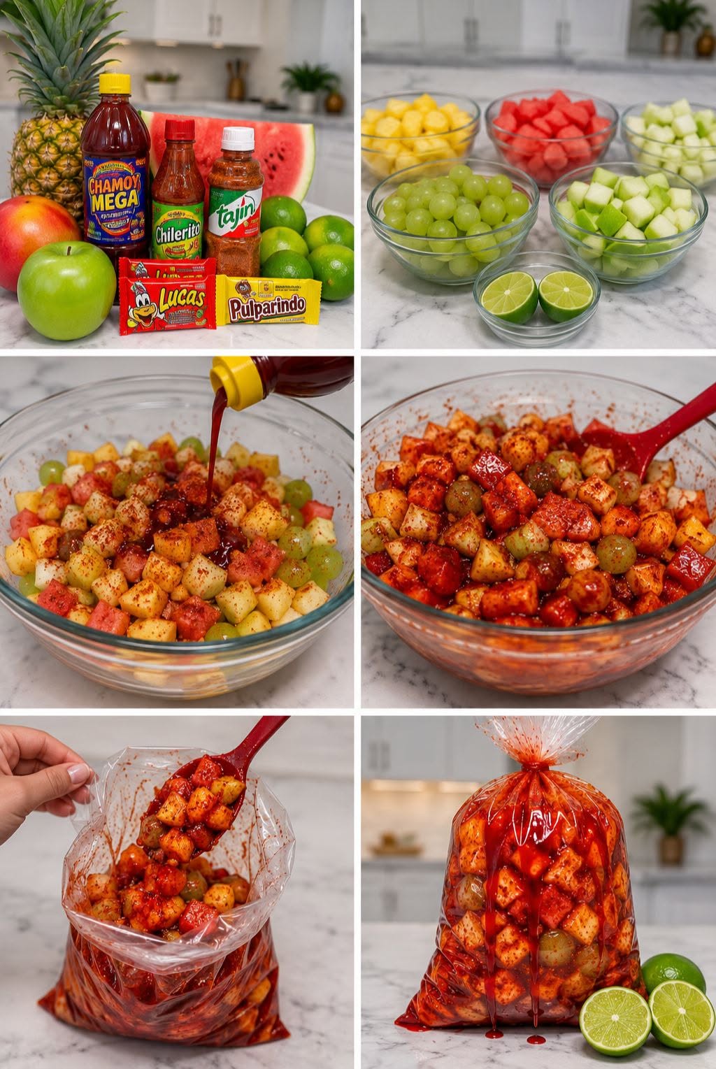 🍉🍍🌶️ BOLSITAS DE FRUTA ENCHILADA ESTILO PUESTITO MEXICANO 