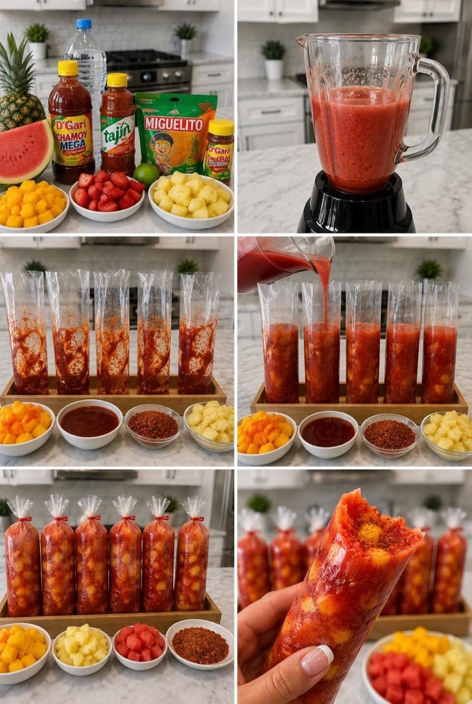 🌶️🥭🍍 HELADOS DE CHILE CON FRUTA NATURAL 