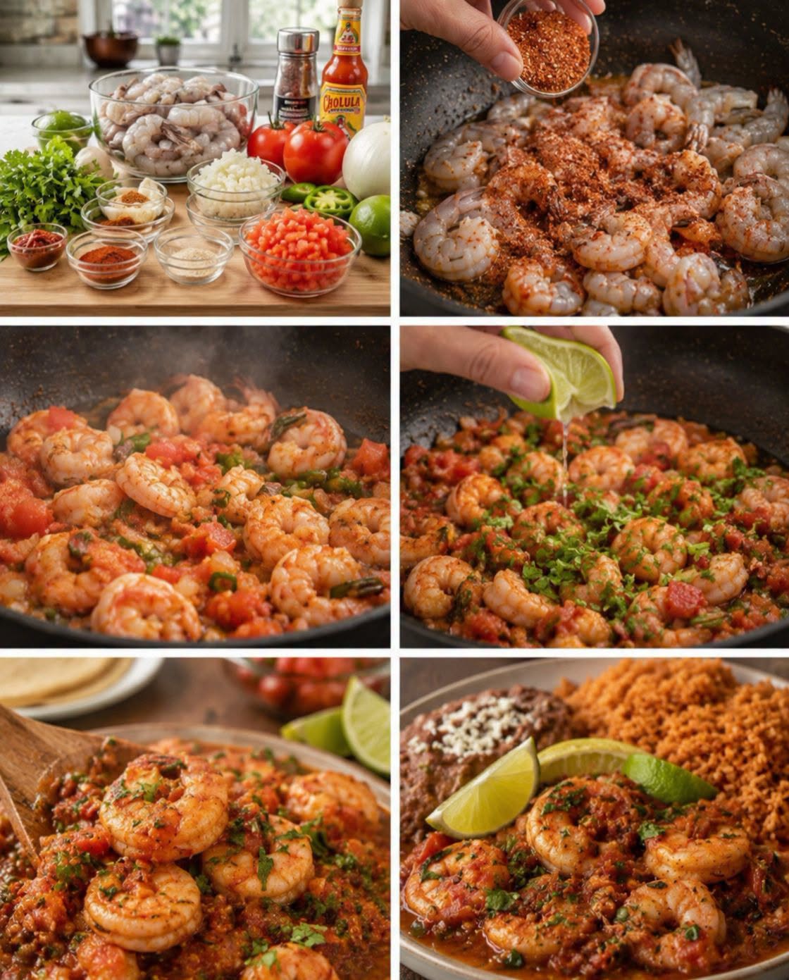 🍤🌶️✨ CAMARONES A LA MEXICANA