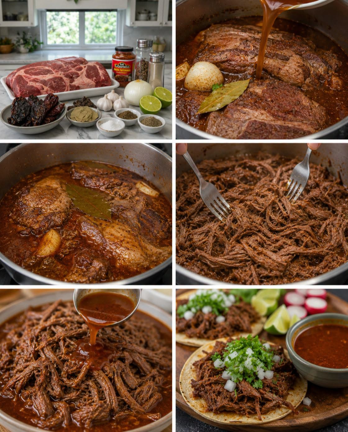 🥩🌮🔥 BARBACOA DE RES EN OLLA