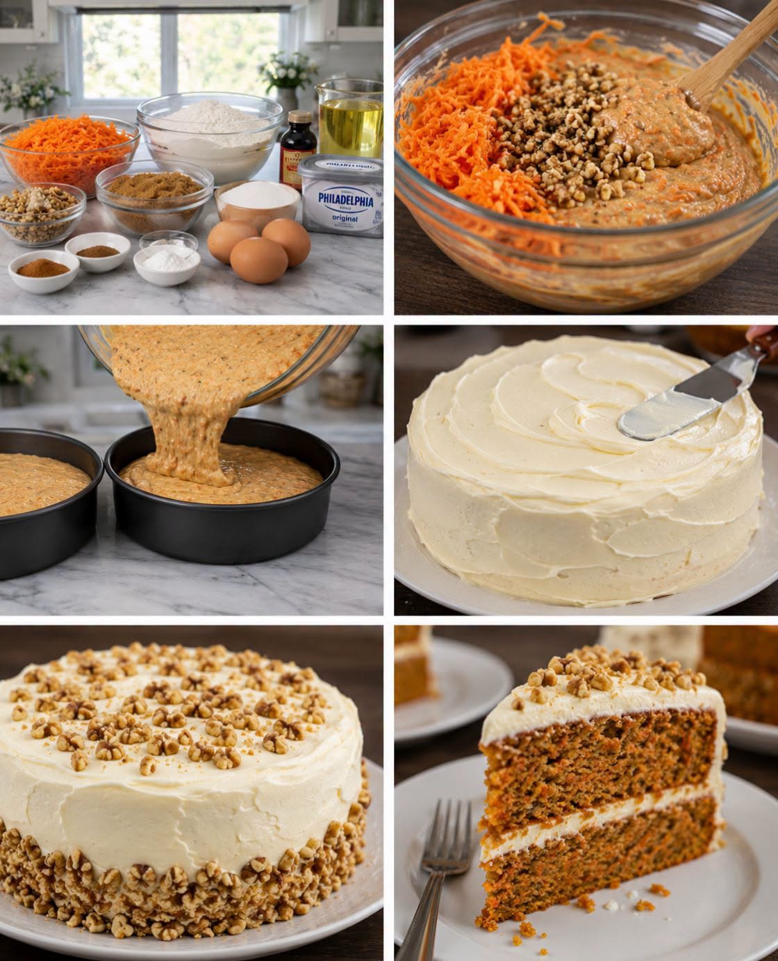 🥕🍰✨ PASTEL DE ZANAHORIA CON BETÚN DE QUESO CREMA