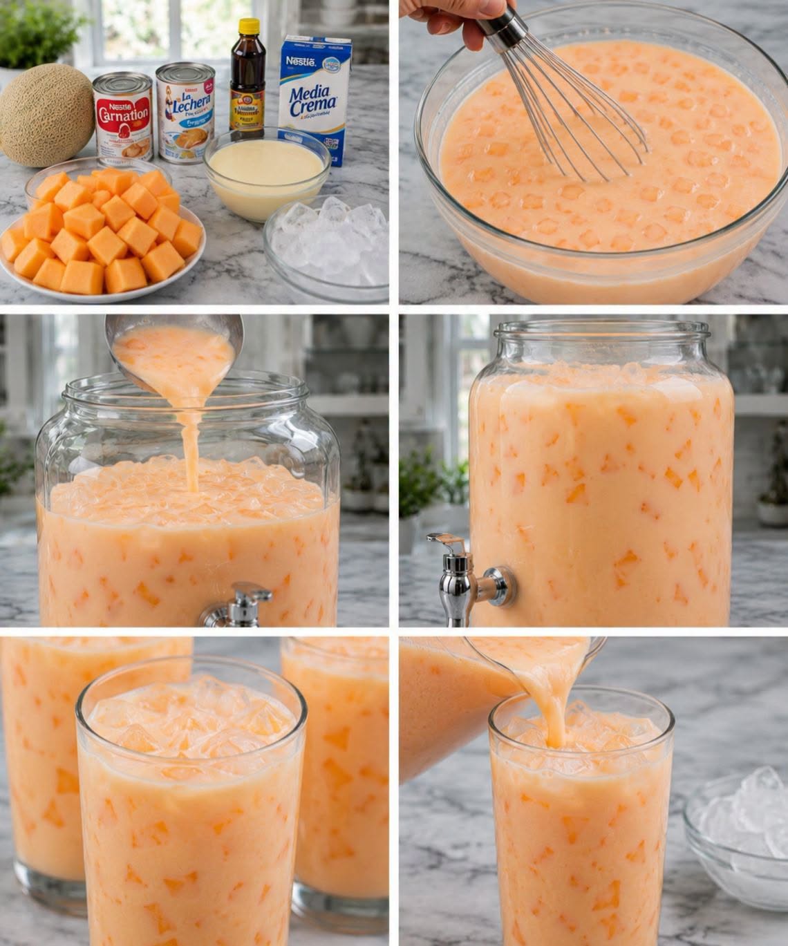 🍈🥛✨ AGUA DE MELÓN CREMOSA