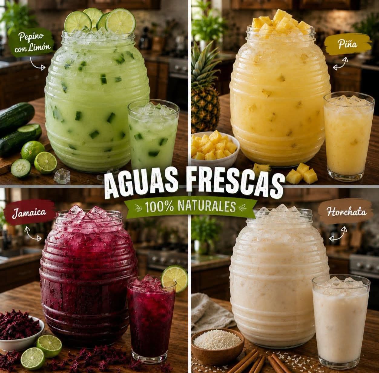 ✨ AGUAS FRESCAS CREMOSAS NIVEL PREMIUM ✨