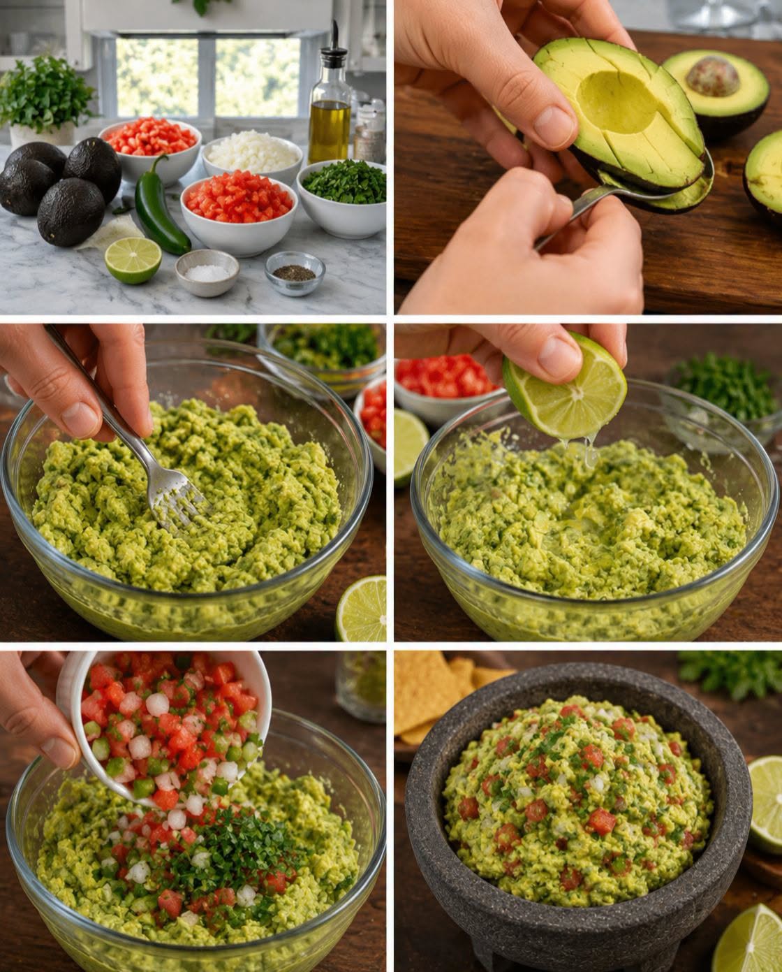 🥑🇲🇽 GUACAMOLE CON PICO DE GALLO TRICOLOR