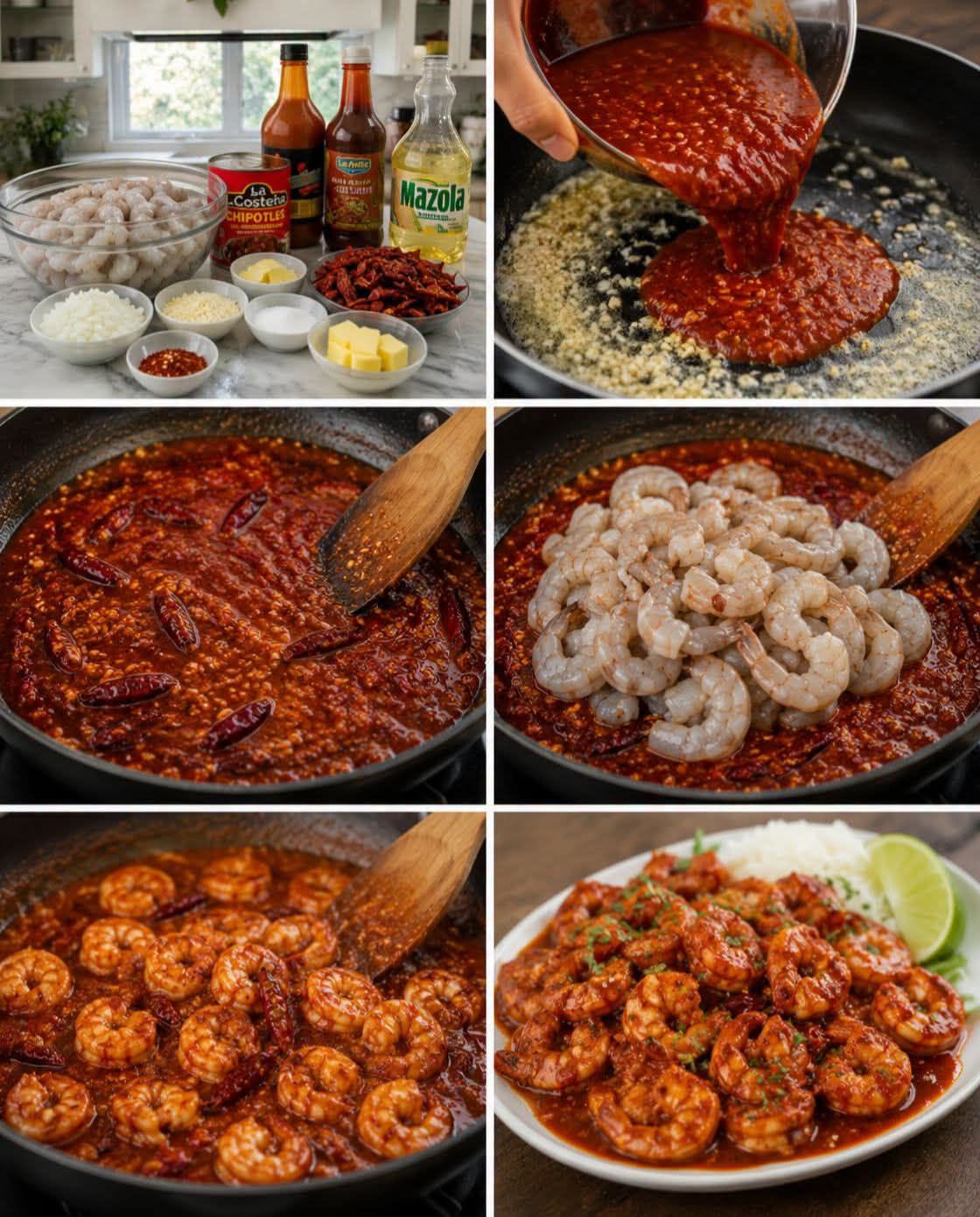 🍤🌶️🔥 CAMARONES A LA DIABLA ESTILO LOS ÁNGELES