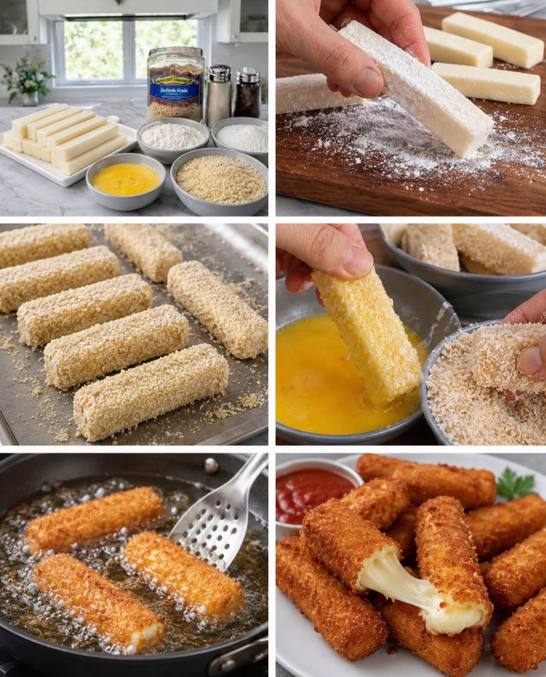 🧀✨ PALITOS DE QUESO EMPANIZADOS
