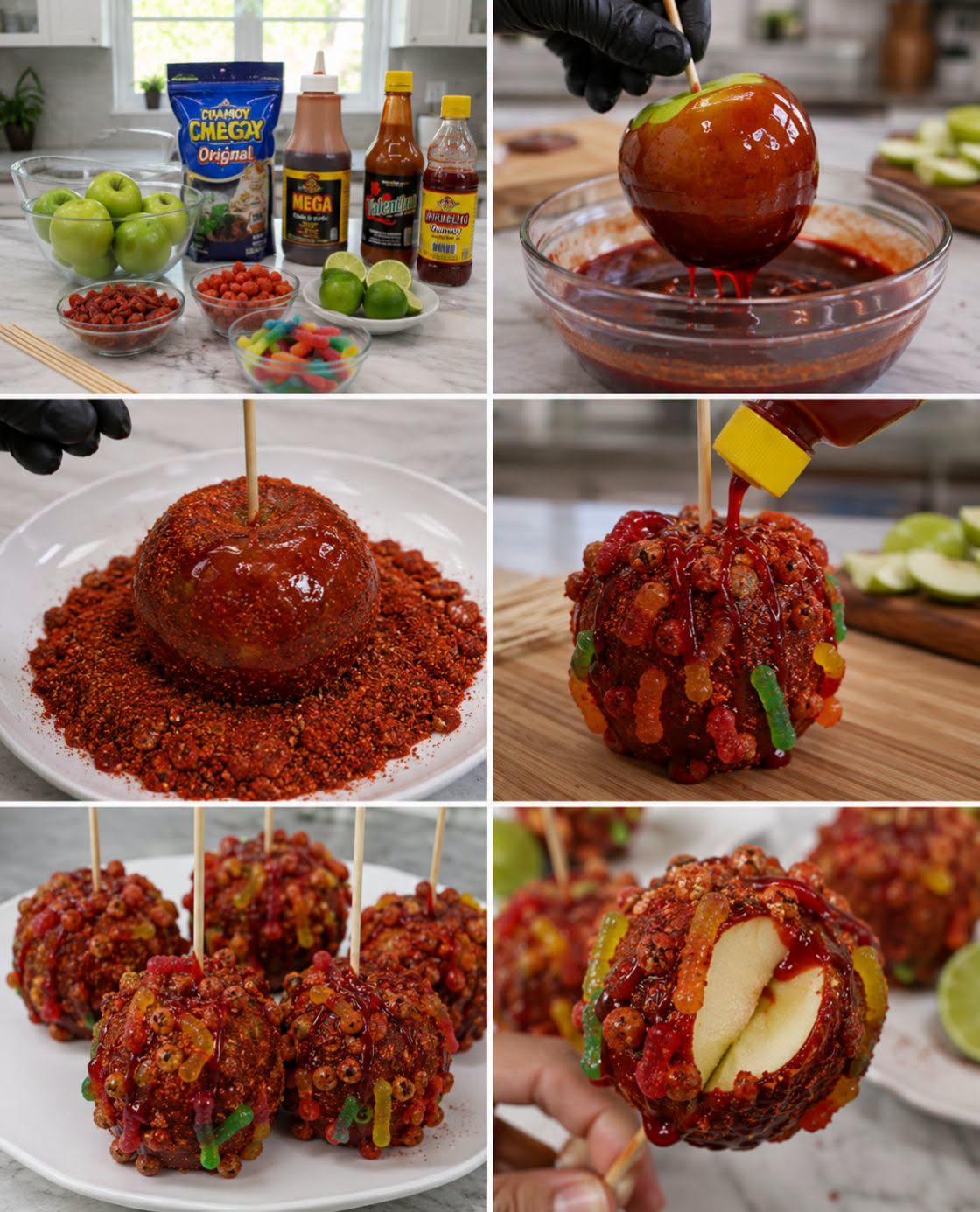 🍏🌶️🔥 MANZANAS LOCAS VERDES ESTILO SINALOA