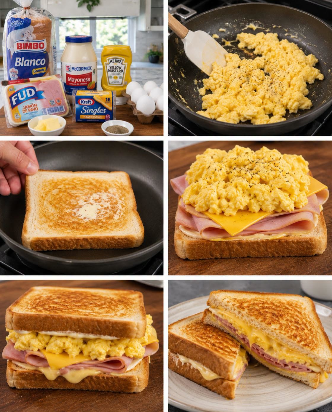 🥪🍳🥓 SÁNDWICH DE DESAYUNO ESPECIAL