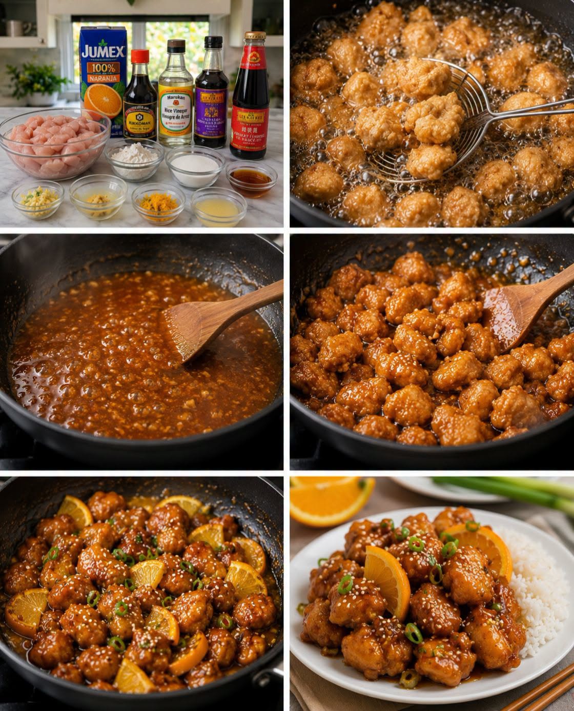 🍊🍗🥢 ORANGE CHICKEN ESTILO RESTAURANTE CHINO