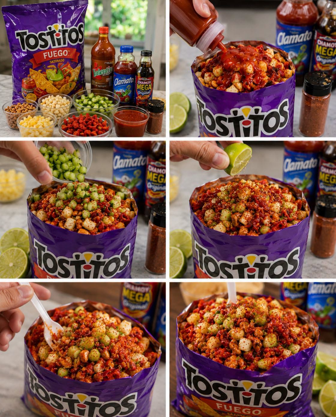 🌽🔥🥒 TOSTILOCOS FUEGO ESTILO CALLEJERO