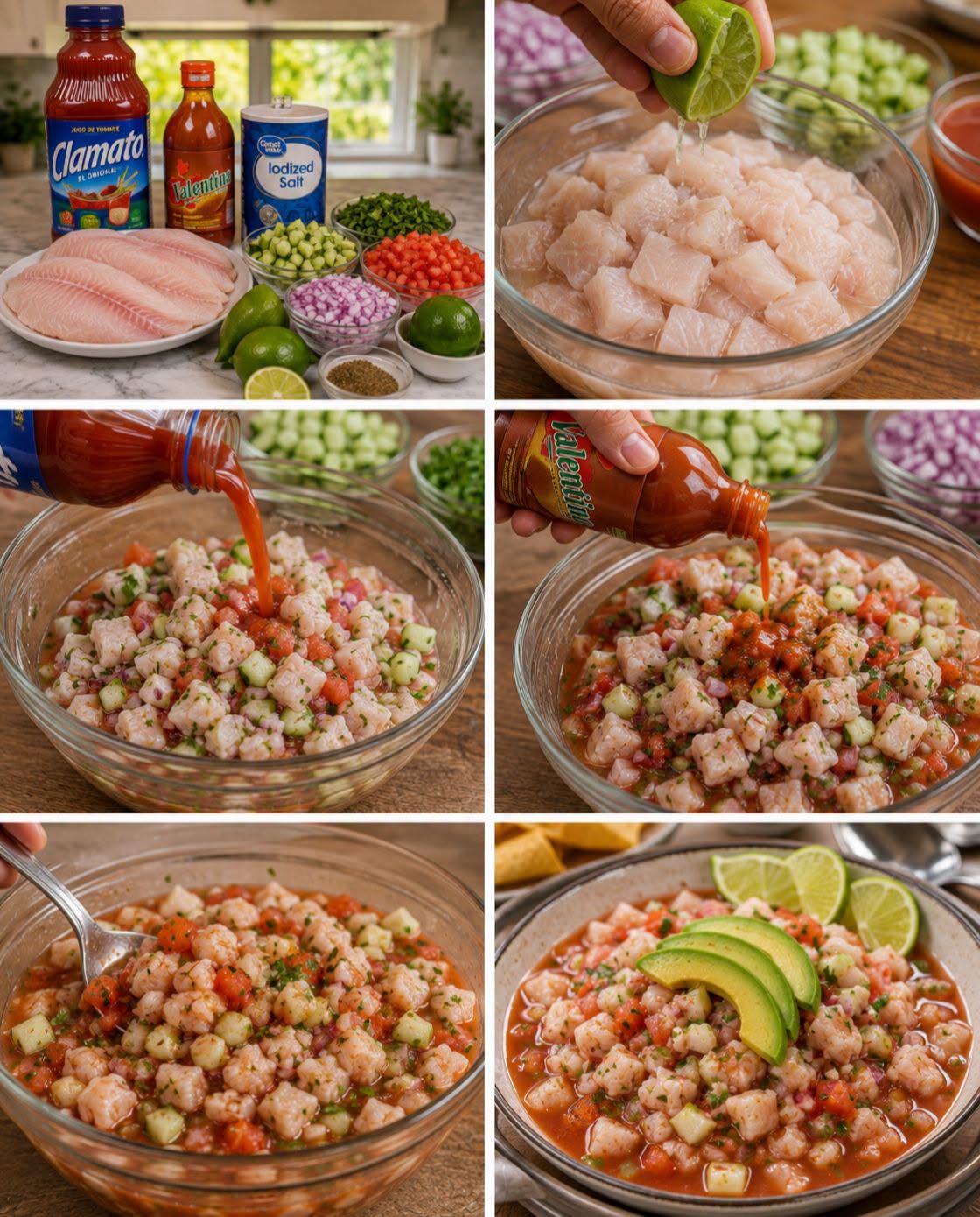 🐟🌶️🍋 CEVICHE DE TILAPIA ESTILO SINALOA