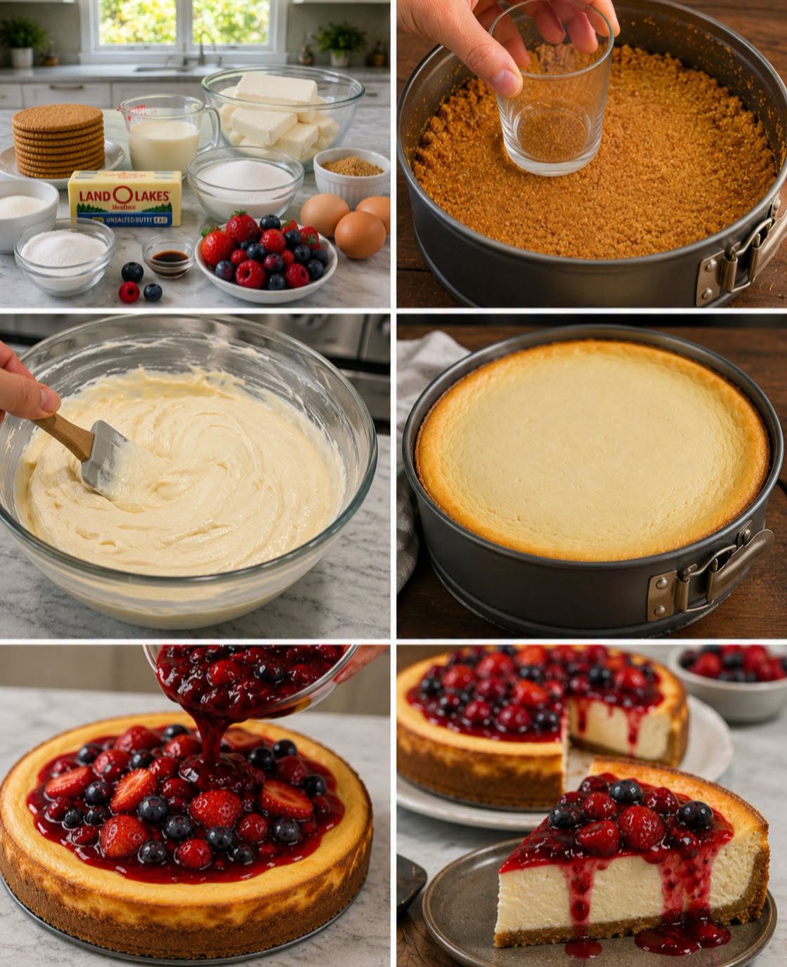 🫐🍓🍰 PAY DE QUESO CON FRUTOS ROJOS