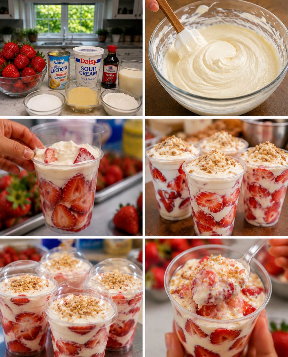 🍓🥛✨ FRESAS CON CREMA RECETA MEJORADA
