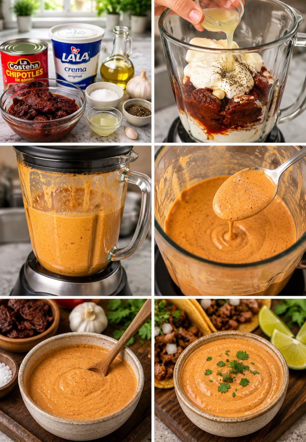 🌶️🥛✨ SALSA DE CHIPOTLE CREMOSA